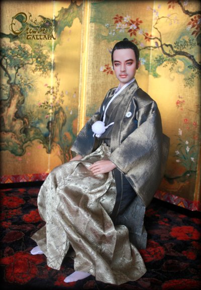 Japanese traditional costume for medium doll size